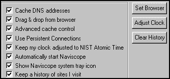 [ Configuración de las Opciones de Naviscope ]